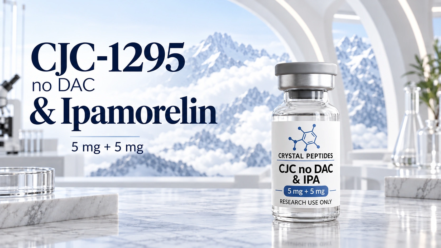 CJC-1295 și Ipamorelin: două căi, nu o combinație dovedită