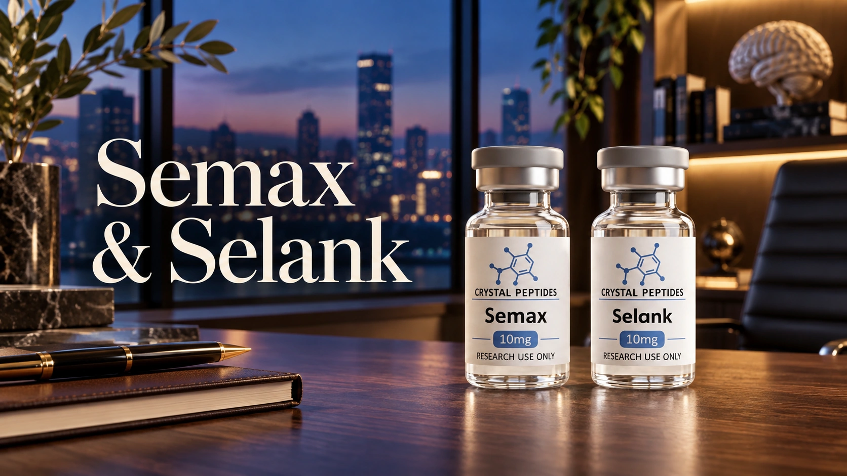 Semax și Selank: cercetarea peptidelor cognitive