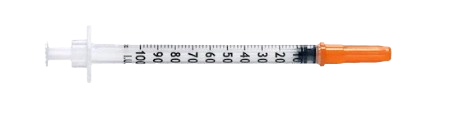 1.0ml (100 unități) seringă